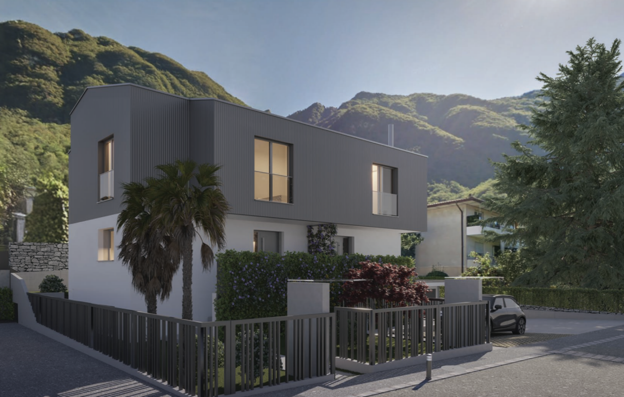 MELANO - VILLA B DI NUOVA REALIZZAZIONE CON GIARDINO D'INVERNO E SPAZI GENEROSI