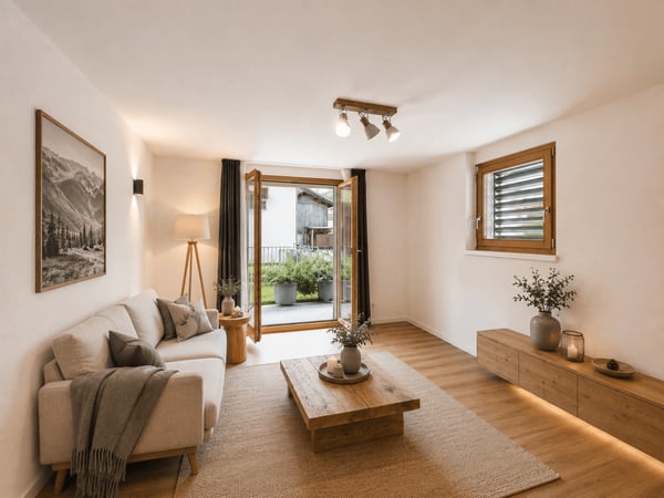 3.5-Zimmer-Gartenwohnung in Vals, Ihr Rückzugsort in den Bündner Bergen 4