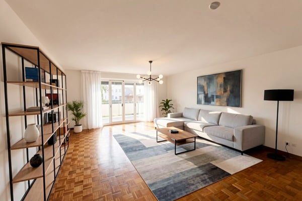 Superbe appartement traversant de 4,5 pièces - Avec grand balcon à Farvagny-le-Grand 1