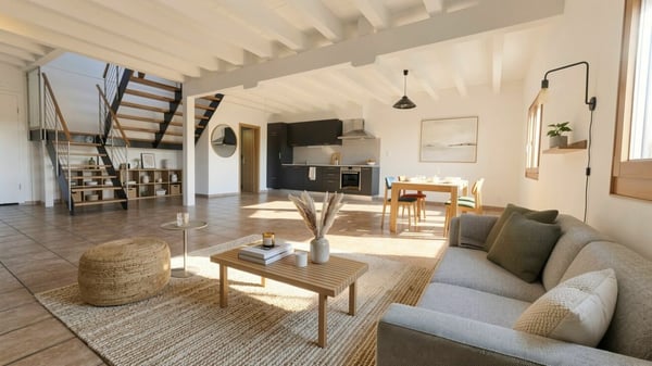 Duplex lumineux de 126 m² avec jardin commun dans un cadre verdoyant à Vuissens 1