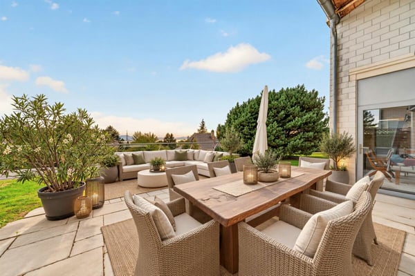 Spacieuse villa jumelle à Epalinges pour vivre et recevoir 14