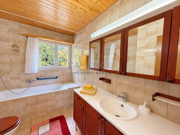 L'ELEGANCE D'UN GRAND CHALET PRIVE FACE AUX ALPES 12