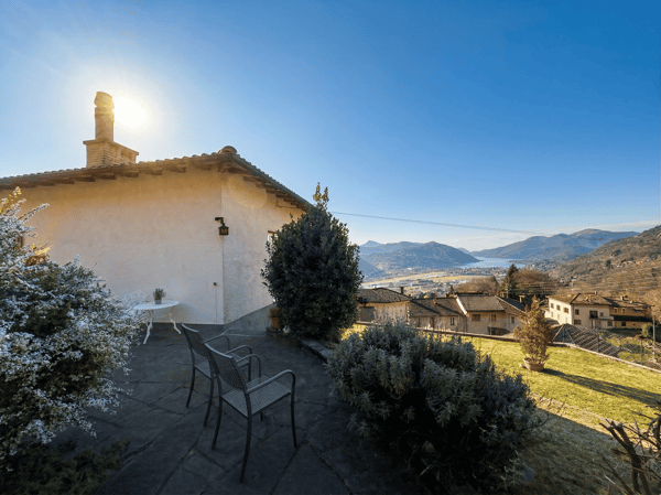 BOSCO LUGANESE | Casa Bifamiliare con Giardino Vista Lago 26