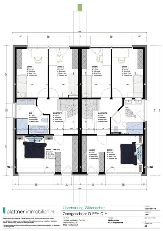 5.5-Zimmer-Doppeleinfamilienhaus Haus E1 & E2 Niederdorf 13