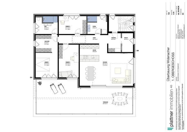 4.5-Zimmer-Neubauwohnungen mit Balkon oder Sitzplatz  in Niederdorf 20