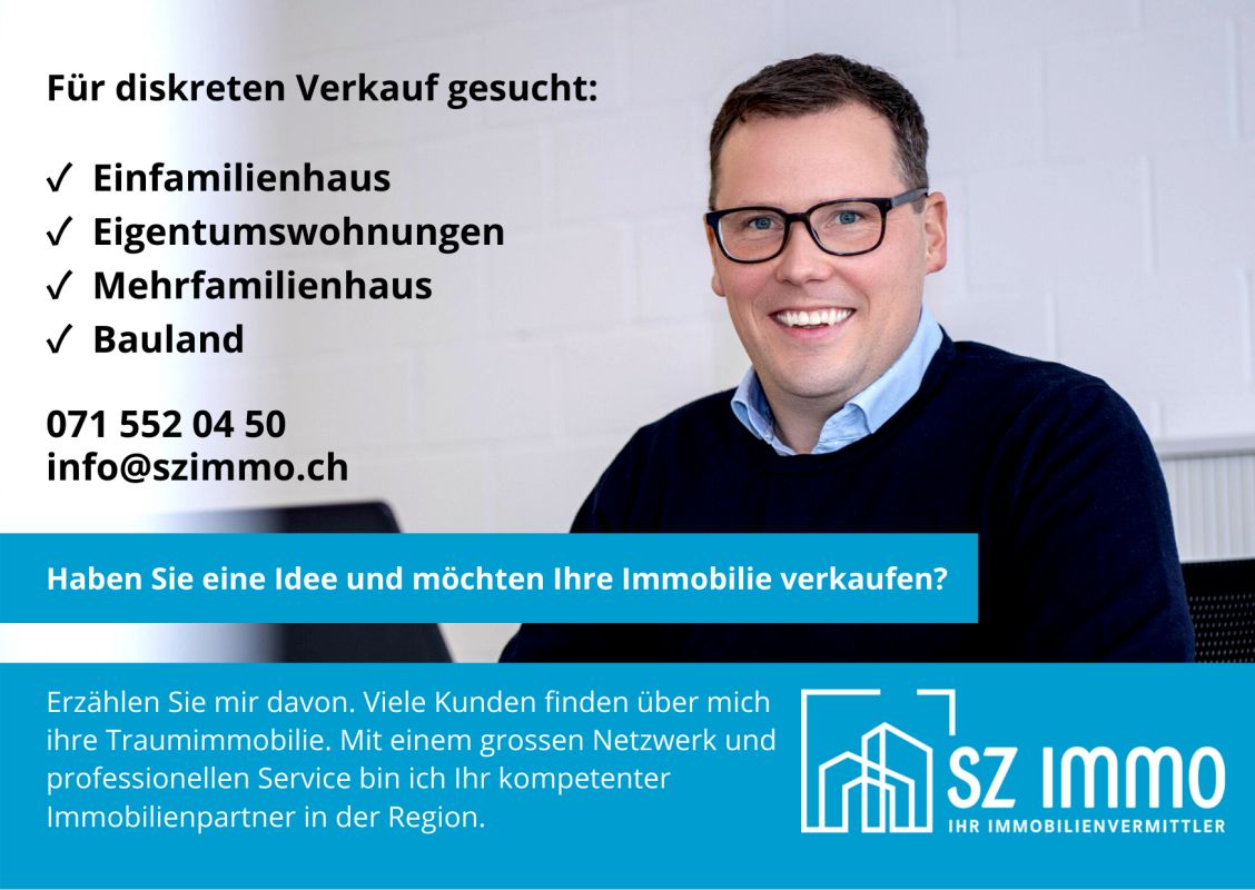 Immobilie in Oberuzwil - Ihr Traum vom Eigenheim – attraktiv, modernisiert und familienfreundlich in Oberuzwil - Bild 21
