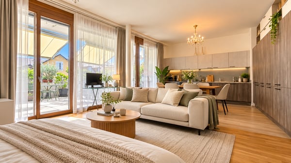 Satigny - Appartement de 3 pièces de 96 m² PPE avec grande terrasse 2