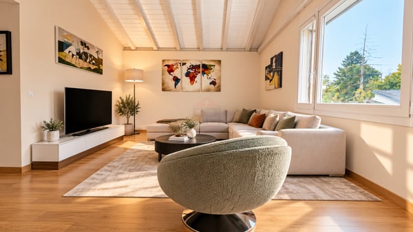 Magnifique appartement de 4 pièces aux volumes atypiques et à la luminosité exceptionnelle 2