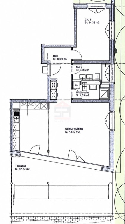 Satigny - Appartement de 3 pièces de 96 m² PPE avec grande terrasse 8
