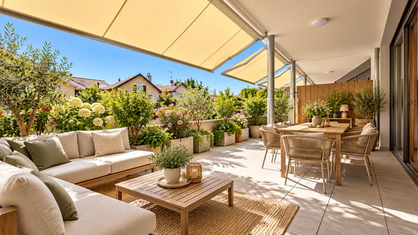 Satigny - Appartement de 3 pièces de 96 m² PPE avec grande terrasse