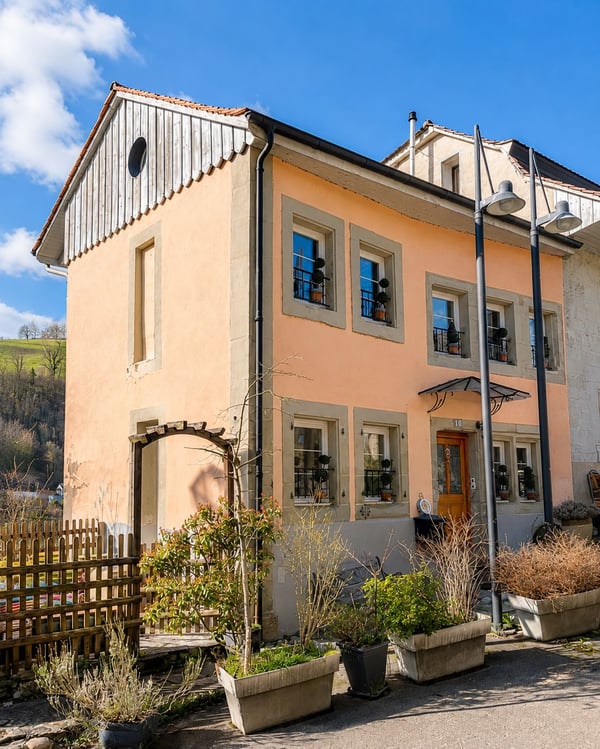 Maison de caractère atypique à Moudon – 3.5 pièces avec cachet historique 1