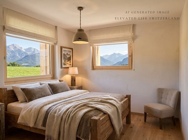 Paix et sérénité, jardin et montagnes 5
