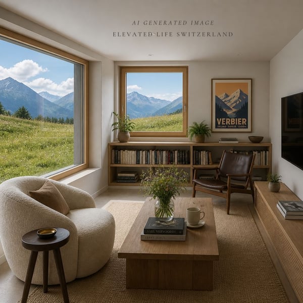 Paix et sérénité, jardin et montagnes 7
