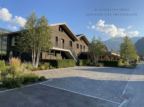 Paix et sérénité, jardin et montagnes 3