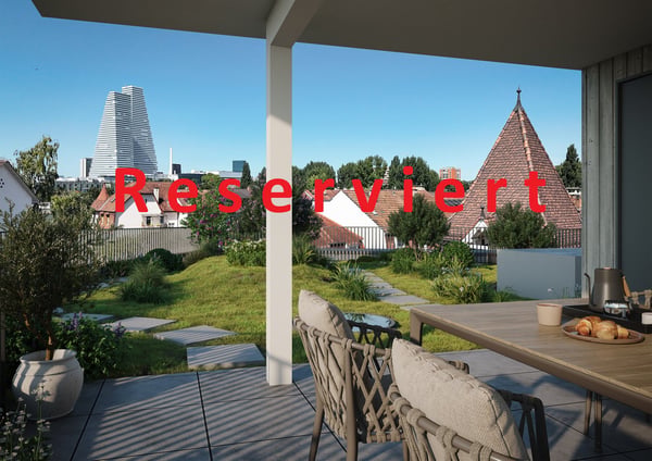 RESERVIERT: Exklusive 3.5 Zimmer Attika Wohnung mit Studio und grossem Dachgarten