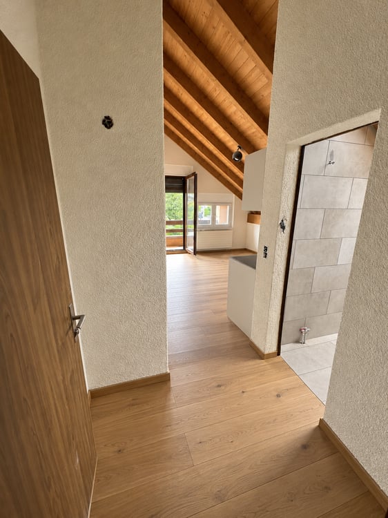 1-Zimmer-Dachwohnung mit Balkon – Erstbezug nach Totalsanierung