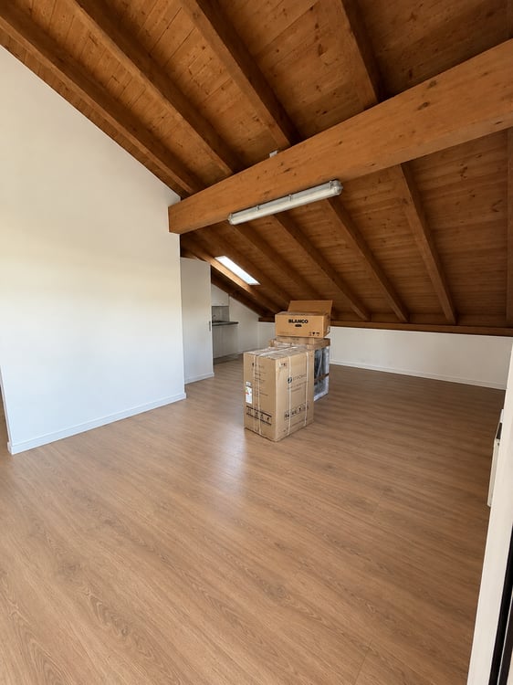 Charmantes Dachgeschoss-Studio mit Balkon in Reinach 2