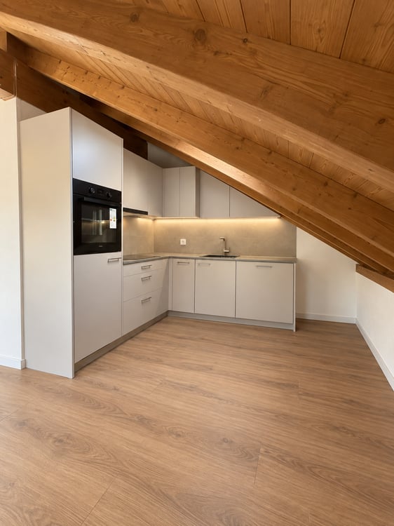 Charmantes Dachgeschoss-Studio mit Balkon in Reinach 3
