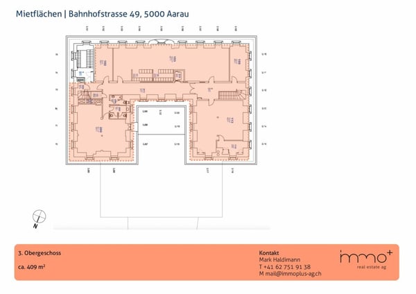 Im Herzen von Aarau | Bahnhofstrasse 49 | 500 m² 5