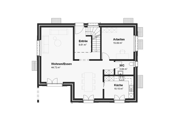5.5-Zimmer-Einfamilienhaus, Neubau 2027, grosser Garten, Limpach 12