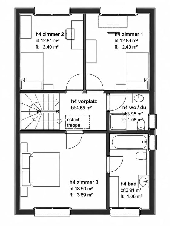 Neubau: 5.5-Zimmer-Reiheneckhaus mit Einstellhalle in Höchstetten 8