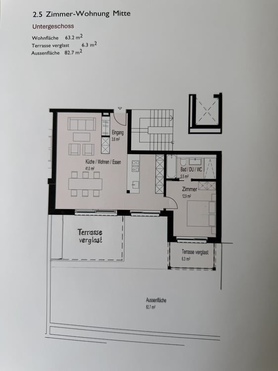 2.5 Zimmer Hammer-Garten-Wohnung 13