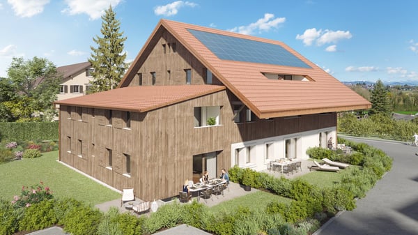 2.5 pièces avec jardin, Nouvelle construction au centre du village 2