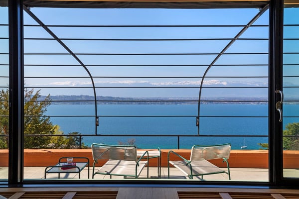Splendide villa d'architecte avec vue lac