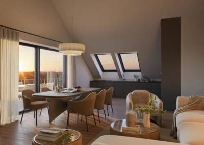 Neubau 4.5 Dach Wohnung mit Sitzplatz in Amriswil