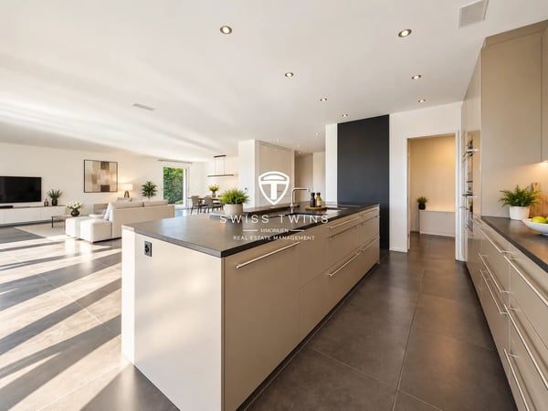 Exklusive 6½-Zimmer-Wohnung mit 203 m² Wohnfläche und grosser Terrasse in Bolligen