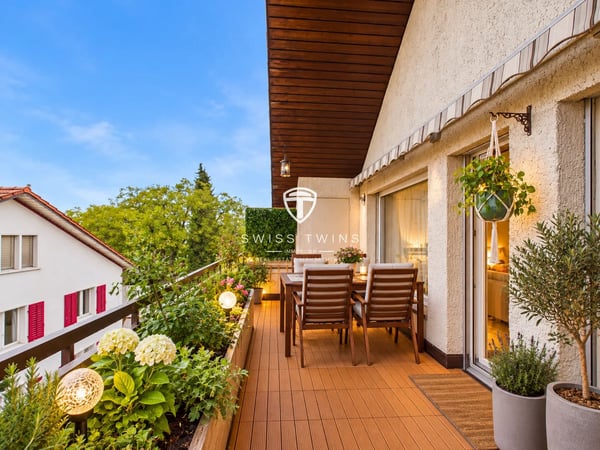 Grosszügige 2.5-Zimmer-Dachwohnung mit Cheminée und zwei Balkonen in Effretikon 12