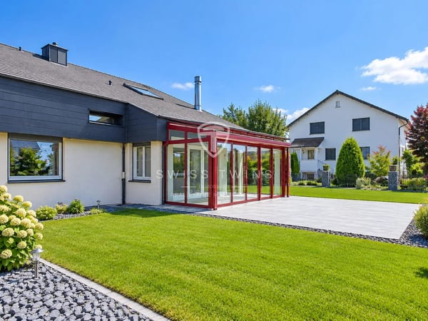 5-Zimmer-Einfamilienhaus mit sonnigem Garten, Cheminée und 4 Parkplätzen in Kleindöttingen