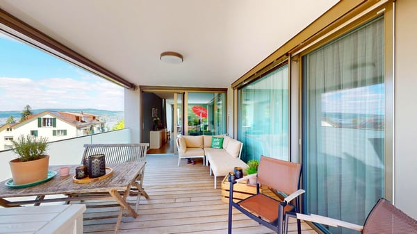 Stilvolle 4½-Zimmer Gartenwohnung mit teils Seesicht in Wädenswil 5