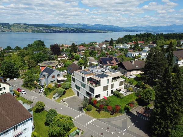 Stilvolle 4½-Zimmer Gartenwohnung mit teils Seesicht in Wädenswil 1