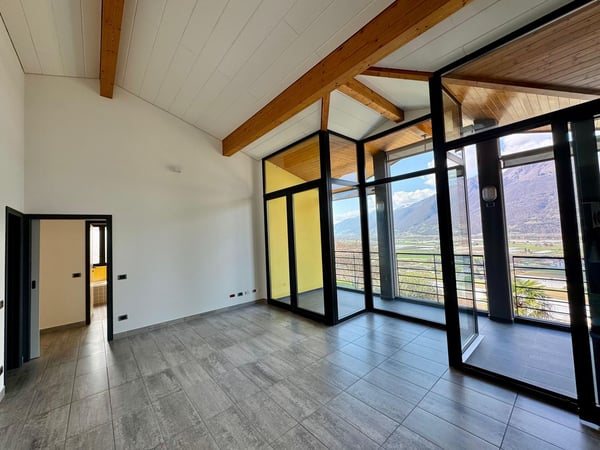 Bellinzona - Camorino - Casa bifamiliare composta da due appartamenti indipendenti con splendida vista panoramica e piscina 5