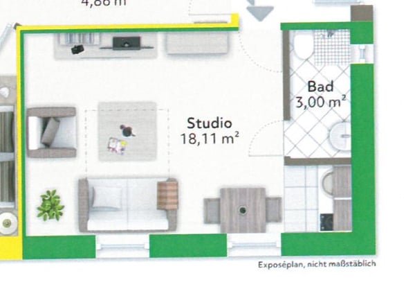 Möbliertes 1-Zimmer-Apartment im Altbau – Winterthur Wülflingen 6