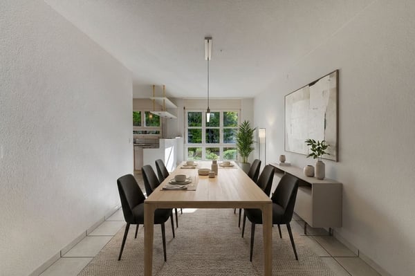 Attraktive Gartenwohnung mit Cheminée und privatem Gartenanteil 2
