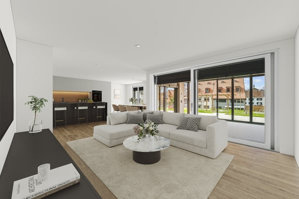 Jetzt fertiggestellt : Top-3,5-Zimmer-Wohnung mit privatem Garten ! B02 14