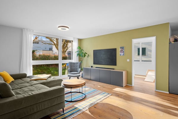 Familienfreundliche Gartenwohnung im Stadtzentrum