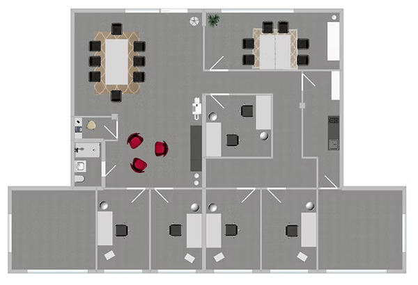 Moderne Büroräumlichkeiten in Baar - 10.5 Zimmer auf 220m² 11