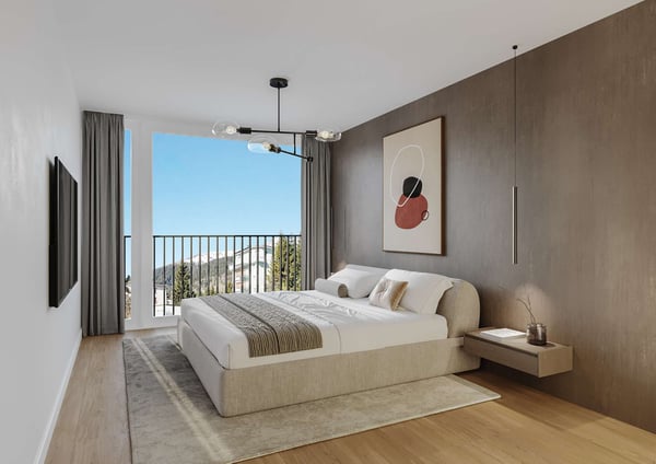 Luxuriöse 4 1/2 Zimmer Neubau Wohnung 3