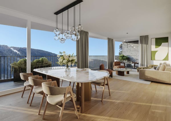 Luxuriöse 4 1/2 Zimmer Neubau Wohnung 2