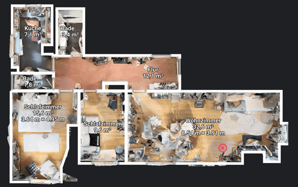 3.5-Zimmer-Altbauwohnung mit privatem Garten an der Zürichbergstrasse 13