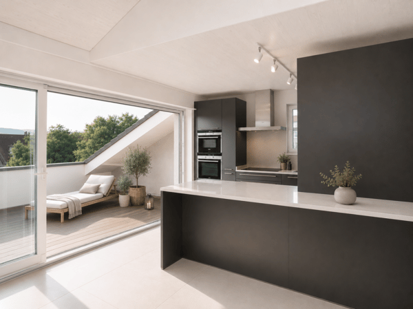 Magnifique attique de 5.5 pces en duplex 3