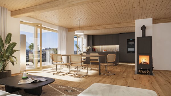 NEUBAU: 4.5-Zimmerwohnung in umgebautem Stall in Flerden 4