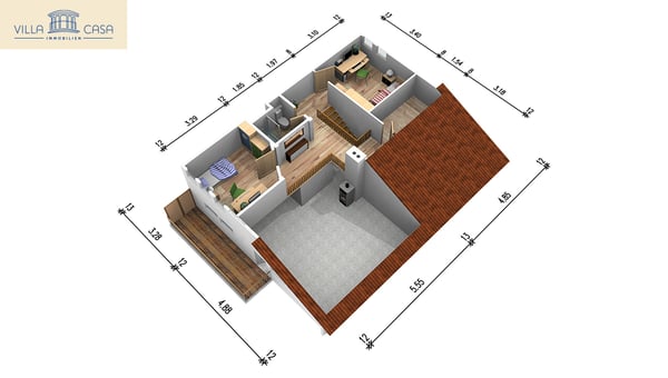 Alpine Dachwohnung inkl. Renovationspaket (optional) 4
