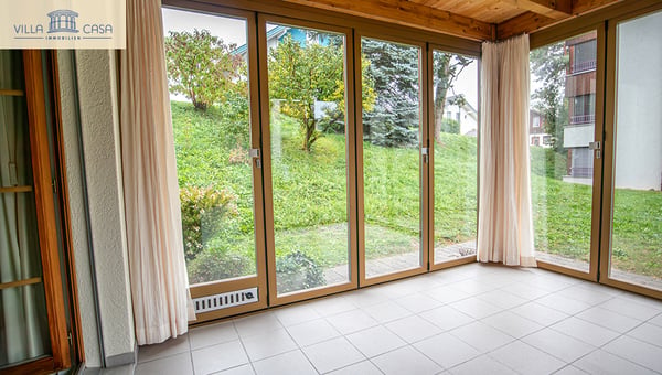 Spiez Wohnung mit Wintergarten nach Ihren Wünschen aufgefrischt 6