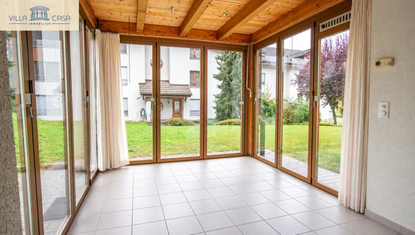 Spiez Wohnung mit Wintergarten nach Ihren Wünschen aufgefrischt 7
