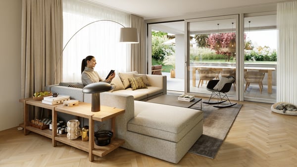 Moderne 3.5-Zimmer-Wohnung an ruhiger Lage von Rickenbach Sulz 3