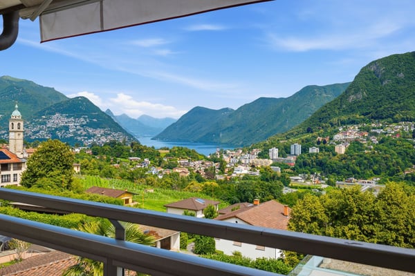 Exklusives Duplex-Penthouse mit Panoramablick auf Lugano und den Luganersee 1